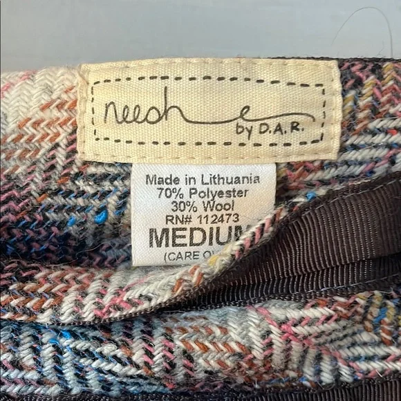 Plaid Layered Women's Skirt - Picture 2 of 4